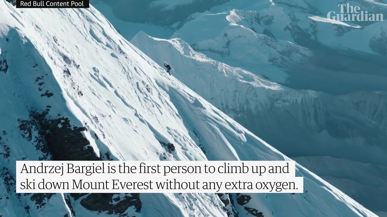🤯✨ Watch the First Person to Climb Everest & Ski Down Without Oxygen! | FeedMyCuriosity