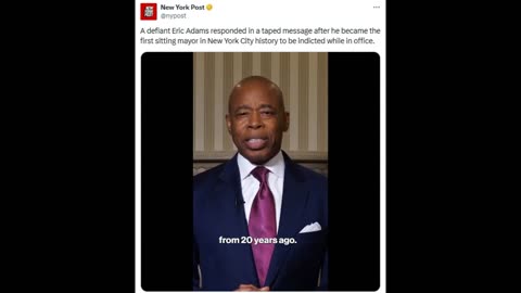 DOJ - NYC Mayor Adams To Be Charged With Additional Crimes Along With Bribery!