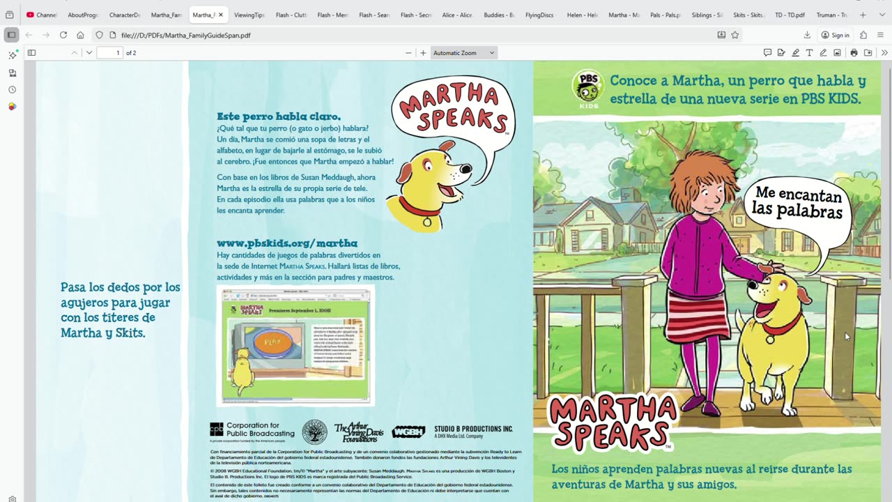 Martha Goes To School DVD PDFs