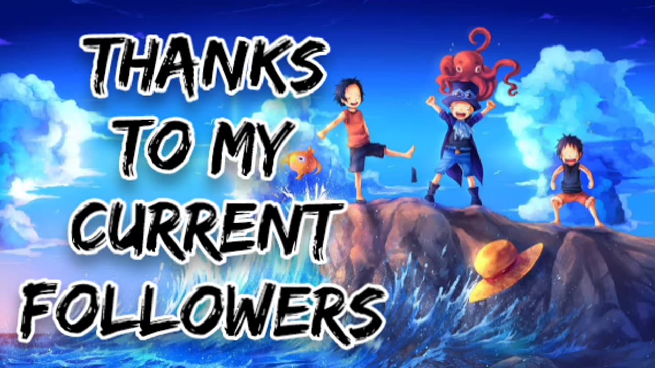 Thanks To My Current Followers