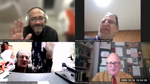 R&B Monthly Seminar: "Preparing for Redemption: Conversation for Possibilities" (Episode #2 -- Thursday, October 16th, 2025). MADAM Chair: MRS. Yaffah Batya daCosta (ISRAEL). PANELISTS: MSRRS. Masad Abu Toameh & Joseph Korson (ISRAEL)