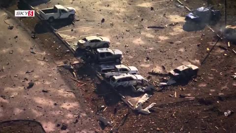 Helicopter video shows what's left of Accurate Energetic Systems in Hickman County, Tennessee