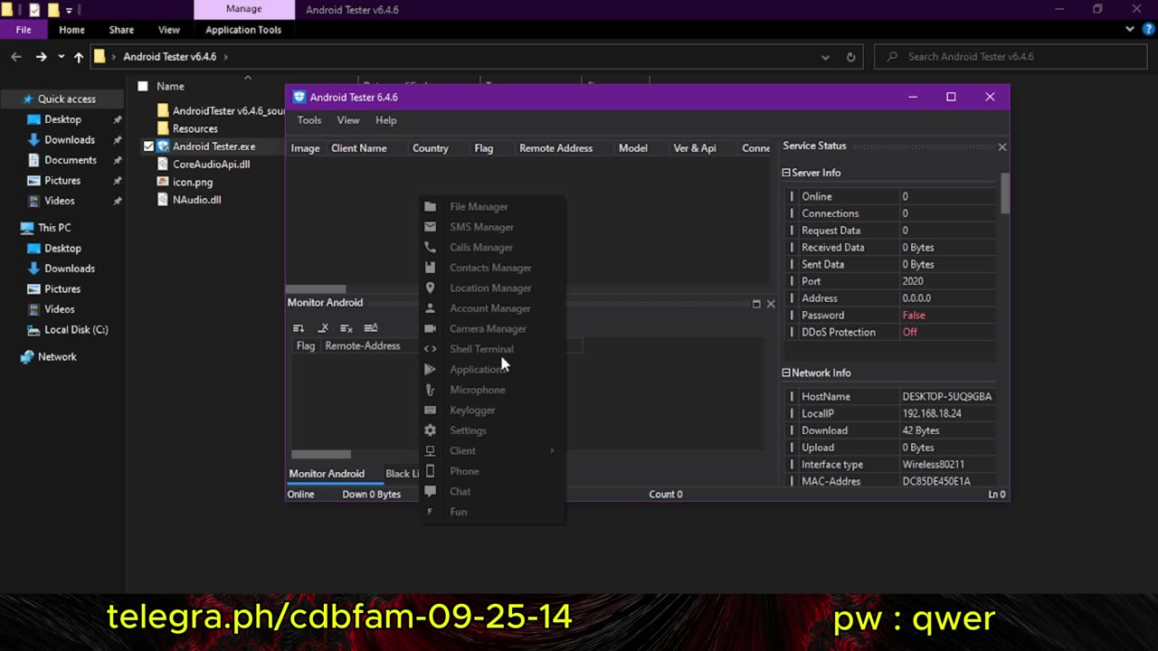 Android Tester v6.4.6 Explained! | RAT, Keylogger & Device Control