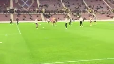 Hearts of Midlothian vs Fiorentina before the match (UEFA Conference League)