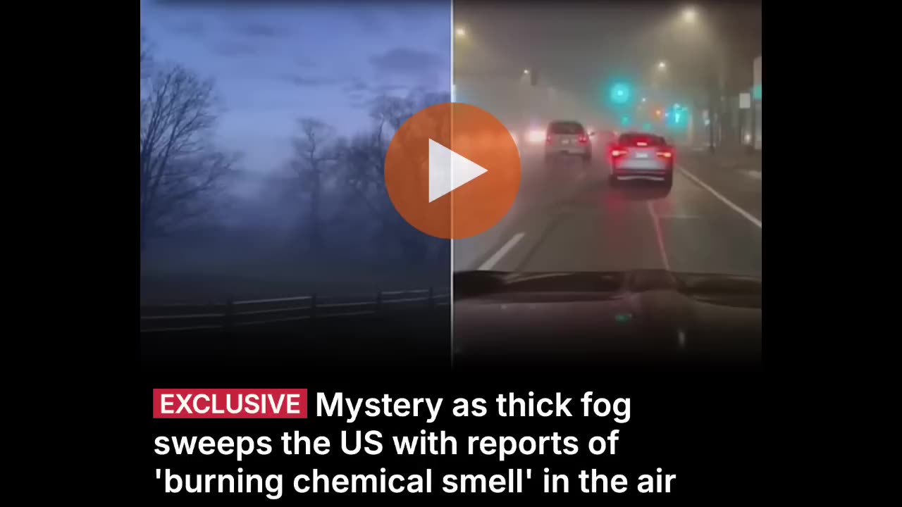 MYSTERIOUS FOG DUST BRINGS BURNING SKIN CHEMICAL SMELLS ITS EITHER A BIO WEAPON OR SMART DUST