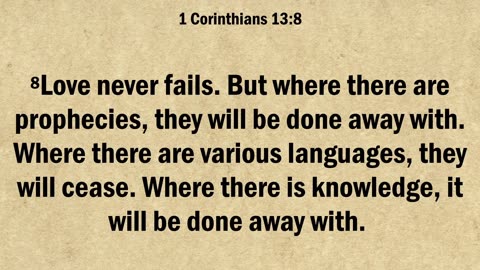 1 Corinthians 13