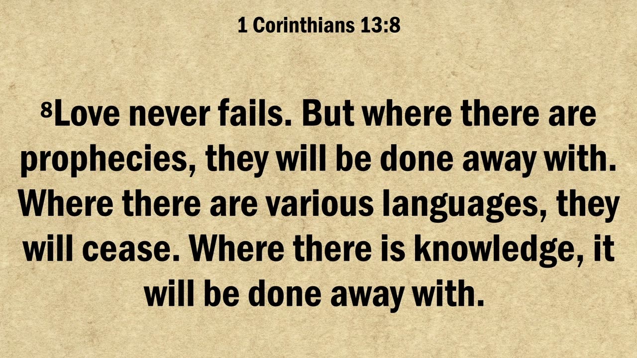 1 Corinthians 13