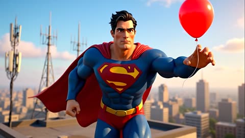 Superman and the Lost Balloon 🎈 | 3D Kids Adventure Movie | Be Brave, Be Kind, Be a Hero!