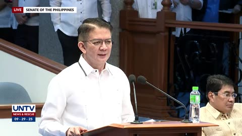 FULL: Sen. Chiz Escudero delivers privilege speech on kickback accusations; bluntly points Romualdez