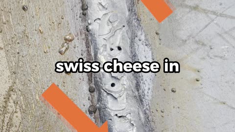 Porosity isn’t just ugly, it’s weak. If you don’t prevent it, it might just ruin your whole weld👨‍🏭😓