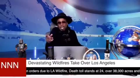 Eddie Griffin： LA wildfires are a smokescreen to destroy evidence of a massive pedofile ring