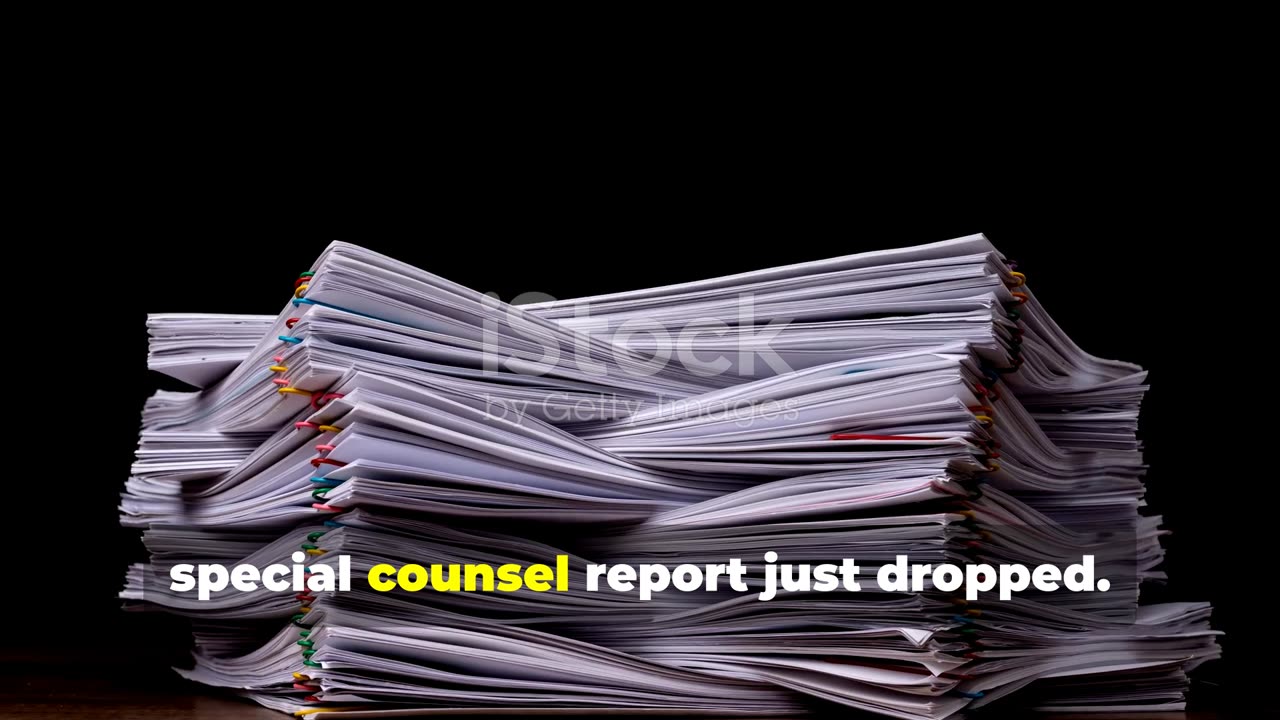 2 Minute Article Trump's Special Counsel Report What You Need to Know!