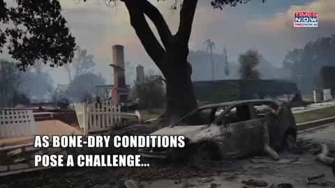 California Wildfire: Watch Fresh Blaze Swallow 10,000 Acres In Minutes| Homes, Cars Reduced to Ashes