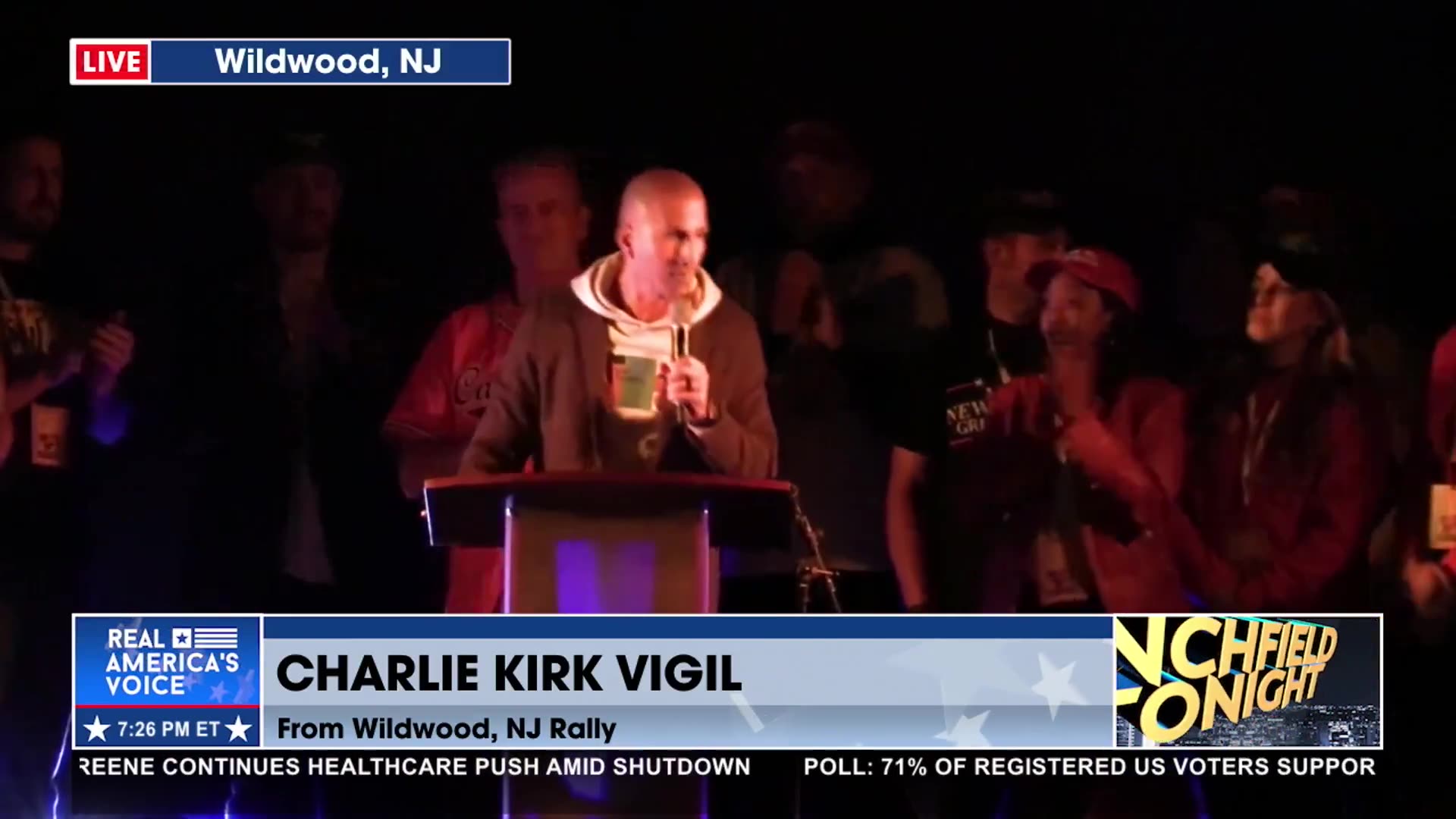VIGIL FOR CHARLIE KIRK IN NJ