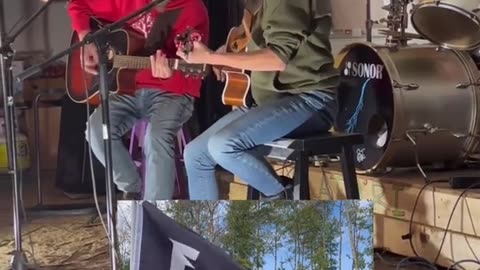 Tamara plays a Johnny Cash classic, with a twist, at Universal Ostrich Farms