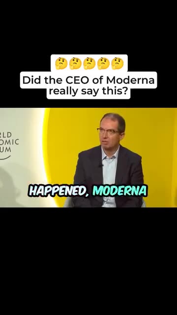 Did the CEO of Moderna really say this? 2019