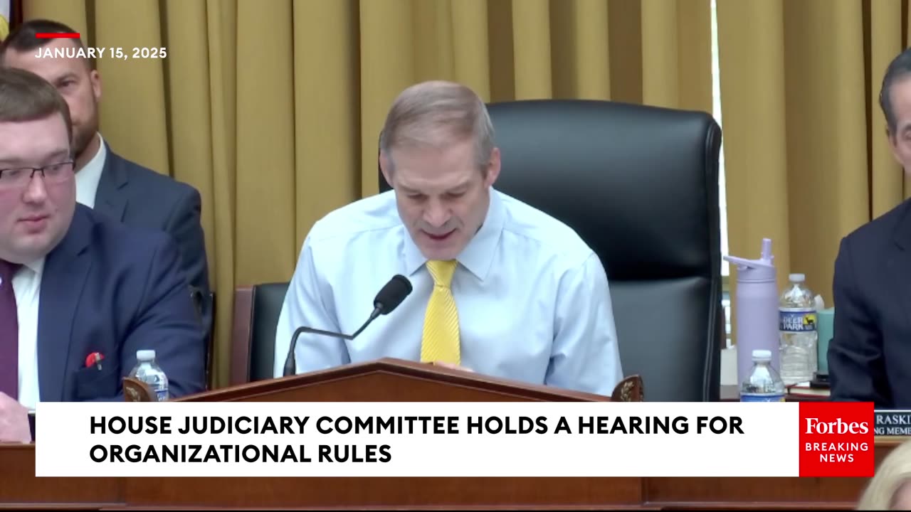 Jim Jordan Leads First House Judiciary Committee Hearing Of The New Congress