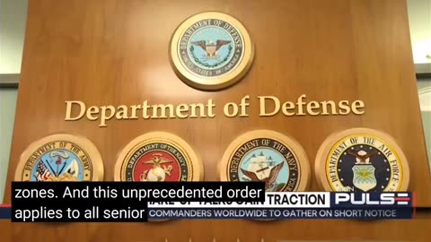 What's going on with this unprecedented military in person meeting for generals around the world