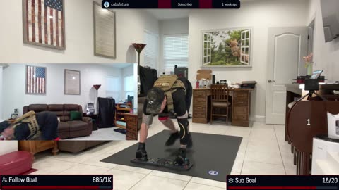 🔴No-Slack November - 100 Burpees / Day for Veterans Month - Day 21 - LESSGGOO