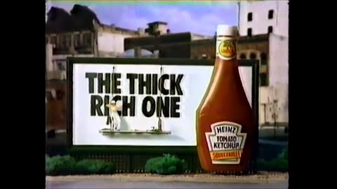 December 27, 1985 - Heinz Ketchup Commercial
