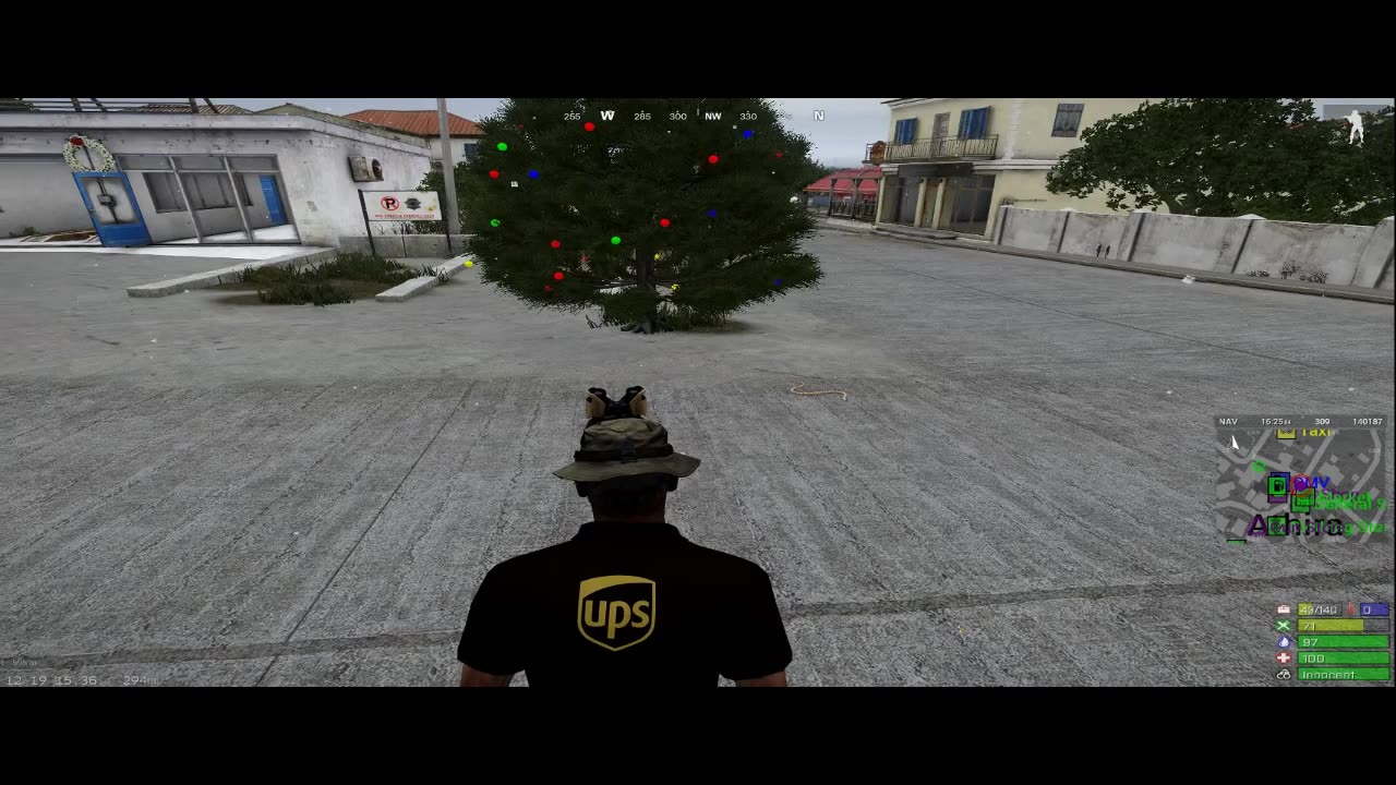 Delivering Christmas packages-1