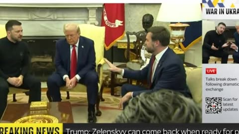 How Sky News Recapped the Trump Zelenskyy Meeting.