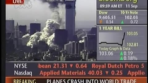 911 South Tower Demolition - Live Bond Trading Activity Graph And Data During The Attacks