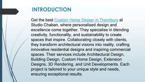 Get the best Custom Home Design in Thornbury