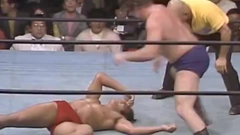 (1973.10.09) Giant Baba & Jumbo Tsuruta vs Terry Funk & Dory Funk Jr - AJPW