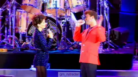 George Michael with Lisa Stansfield and Liza Minnelli - Freddie Mercury Tribute