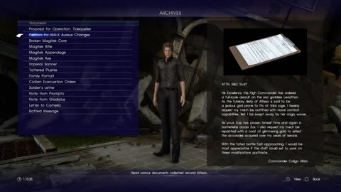 FINAL FANTASY XV Episode 62 An attendant Duty's part 1