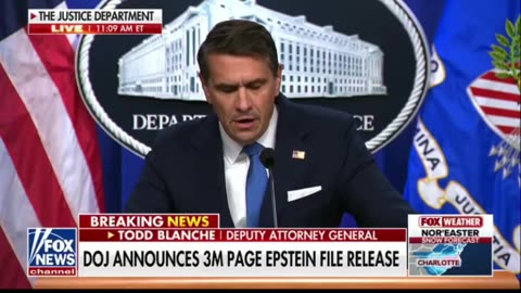 DOJ is ‘producing more than 3 million Epstein pages...