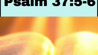 Daily Bible Verse - Psalm 37:5-6