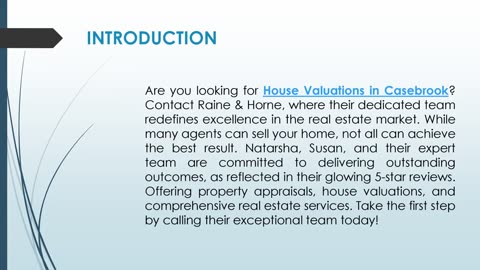 Are you looking for House Valuations in Casebrook?