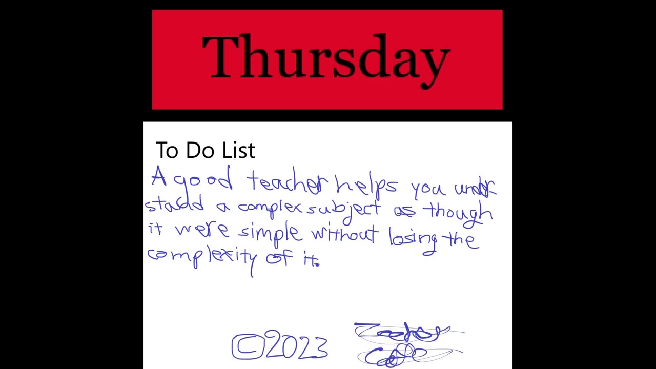March 23rd, 2023 - Simple Yet Profound