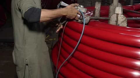 Behind the Scenes: How Red 4" Sewerage Pipes Are Manufactured! || A2Z SKILLS