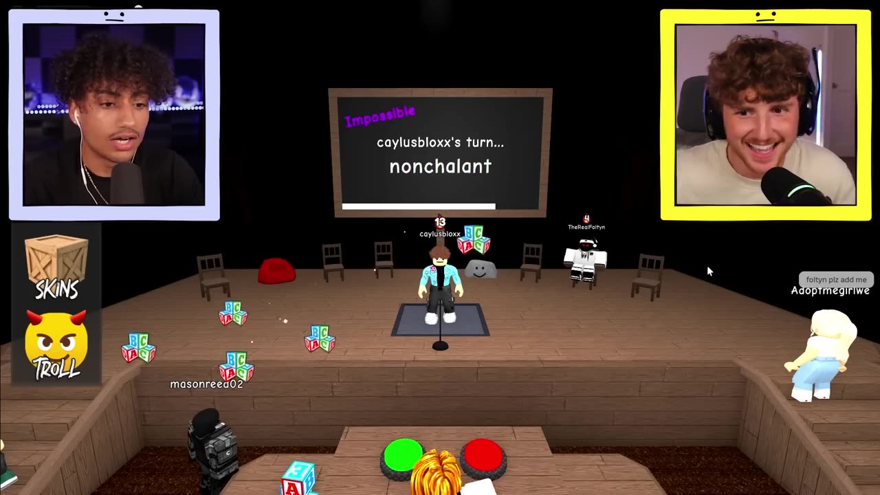 Extreme Roblox SPELLING BEE w/ Foltyn