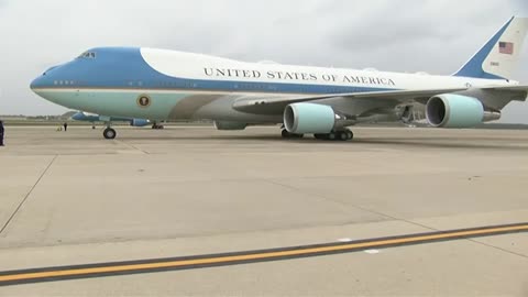 FULL DEPARTURE- Trump Departs for Middle East- Historic Gaza Peace Mission - DWS News - AC14