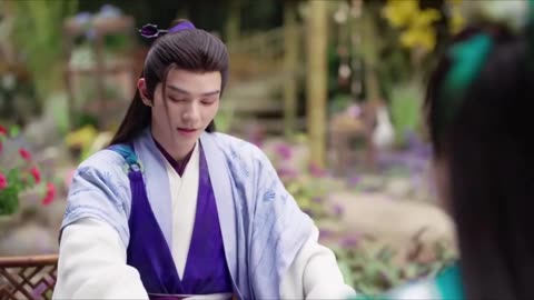 Qingcheng & Gengyun love of petals Gengyun old friend comes to see him from heaven episode 13