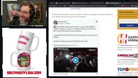 TheSaltyCracker: Minneapolis PD Let Rioters Steal Weapons & Ammo From Ice Vehicles.......