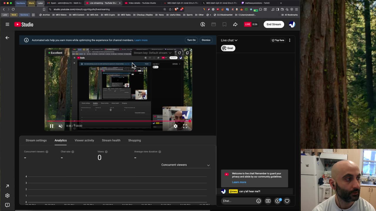 MES Math Q/A 51: Ionel Dinu's Theory of Aether