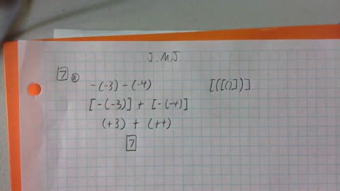 Saxon Algebra 1 Lesson 7 (a)