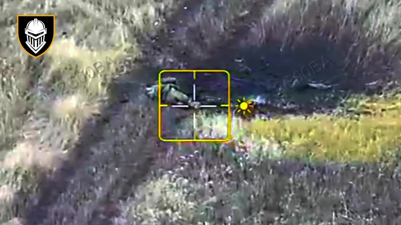 Ukrainian Drones and Artillery Lighting Up an Russian Attempt Advance Towards Bologivka
