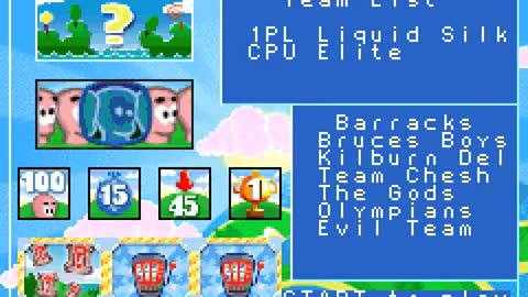 Game Boy Advance Longplay 243 Worms World Party