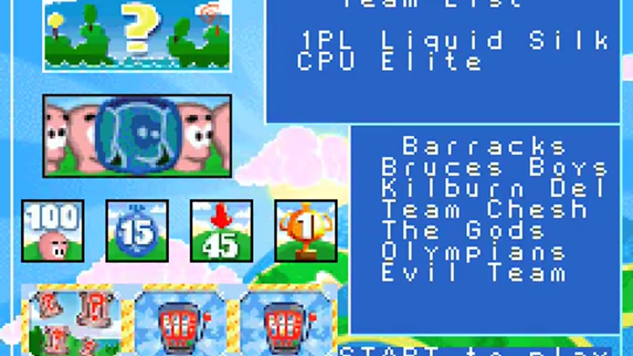 Game Boy Advance Longplay 243 Worms World Party