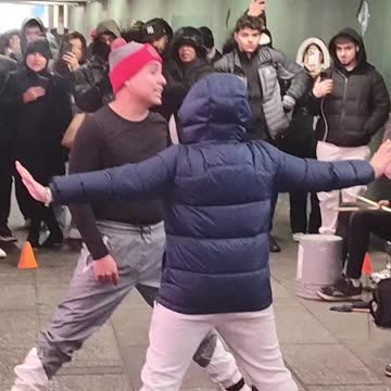 Artistas callejeros en Nueva York.