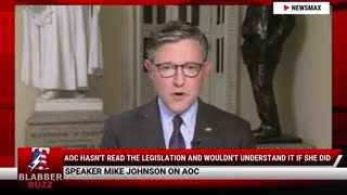 AOC Hasn't Read The Legislation And Wouldn't Understand It If She Did