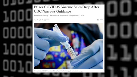 Pfizer Covid 19 Vaccine Sales Plummet After CDC Narrows Guidance