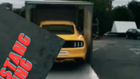 Watch This Ford Mustang Jump Into an Enclosed Trailer!