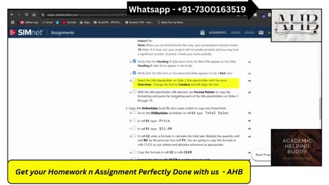 Office 2021 Integrated Project 3 Tutorial - PowerPoint, Word, Excel (McGraw-Hill SIMnet) Top T Corn